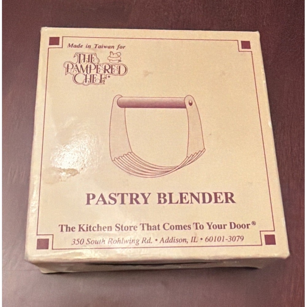 The Pampered Chef Stainless Steel Pastry Blender Cutter Sturdy Handle